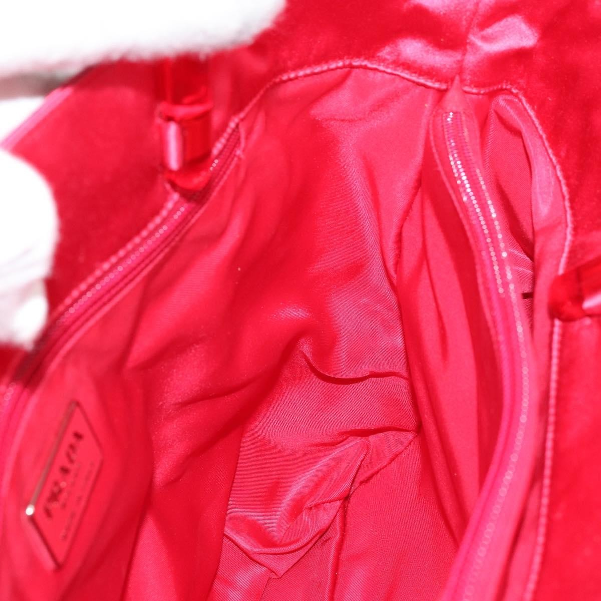 Prada Vintage Handbag Satin Red Satin Handbag