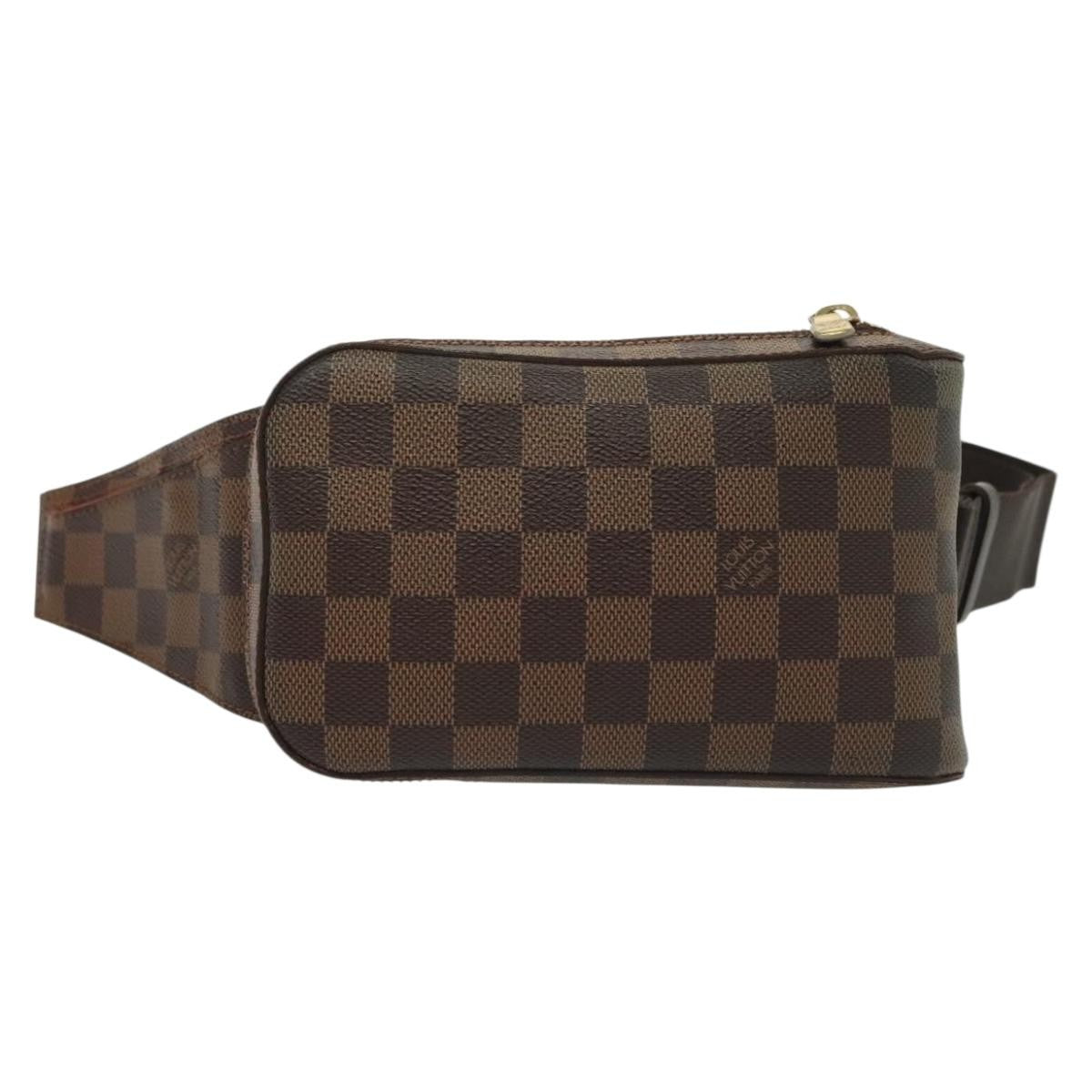 Louis Vuitton Geronimos Waist Bag Damier Brown Canvas Shoulder Bag