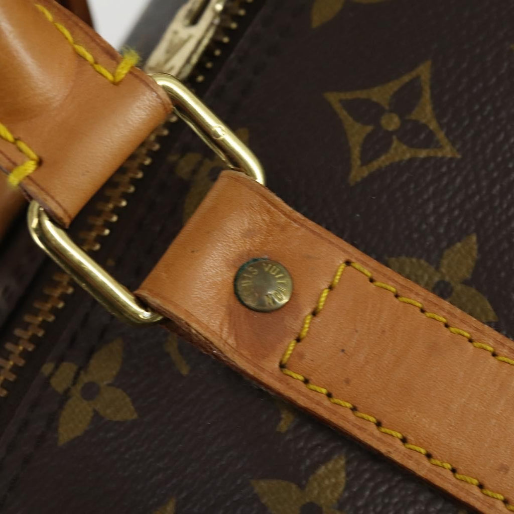 Louis Vuitton Keepall Bag Monogram Canvas Brown Canvas Travel Bag