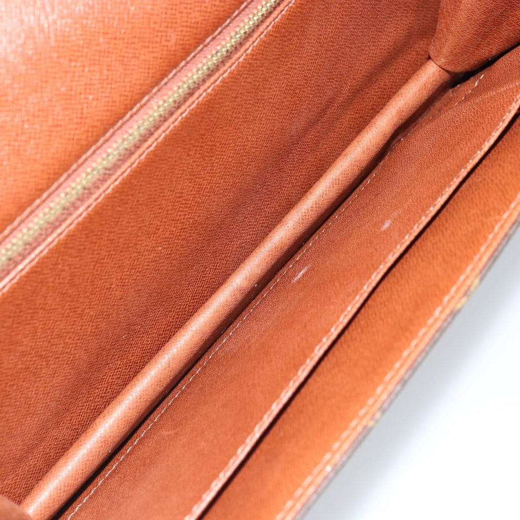 Louis Vuitton Dame Pochette Monogram Canvas Brown Canvas Clutche & Pouche Bag