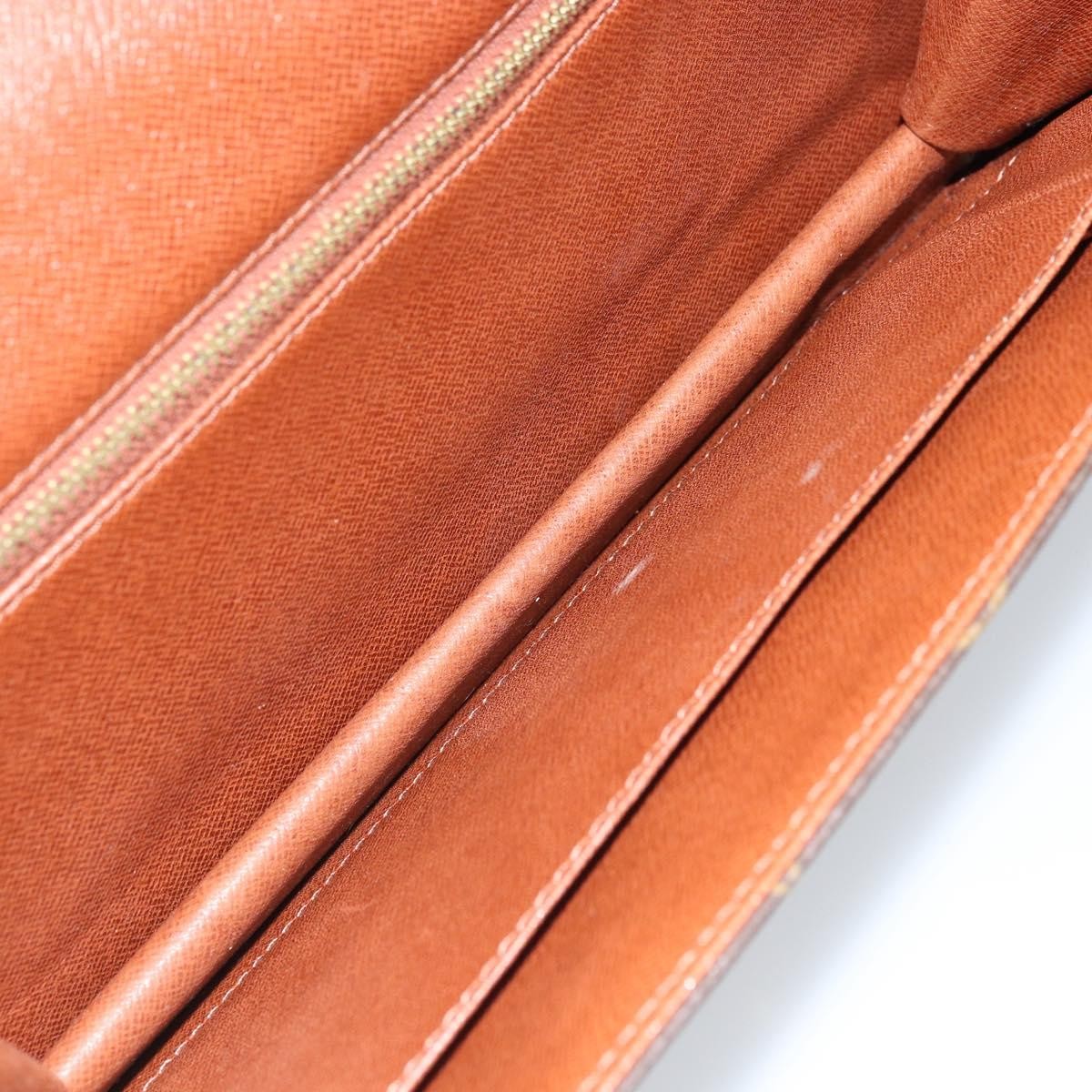 Louis Vuitton Dame Pochette Monogram Canvas Brown Canvas Clutche & Pouche Bag