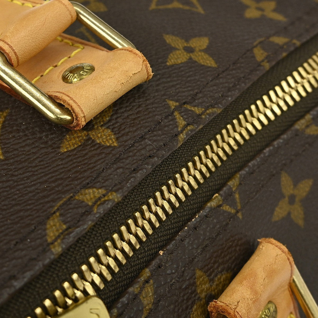 Louis Vuitton Keepall Bag Monogram Canvas Brown Canvas Travel Bag