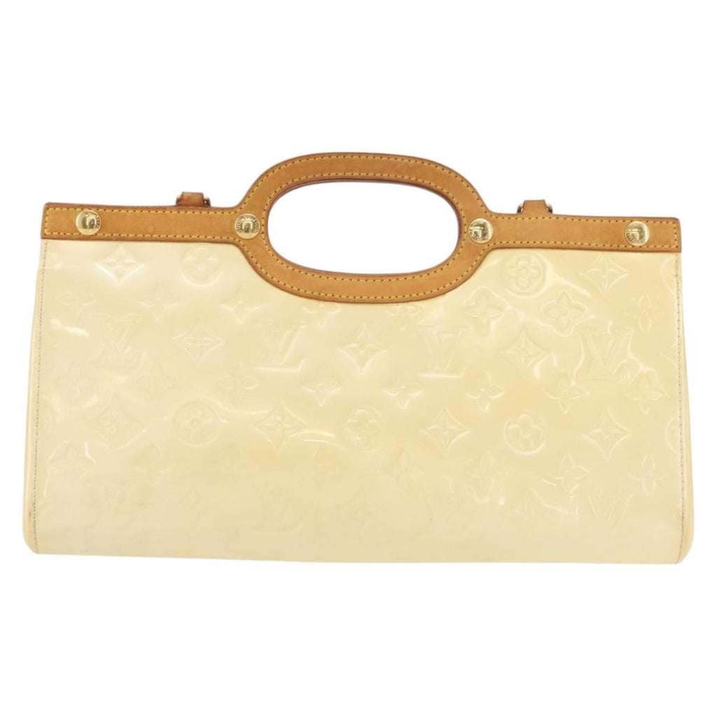 Louis Vuitton Roxbury Drive Handbag Monogram Vernis Yellow Patent_Leather Handbag