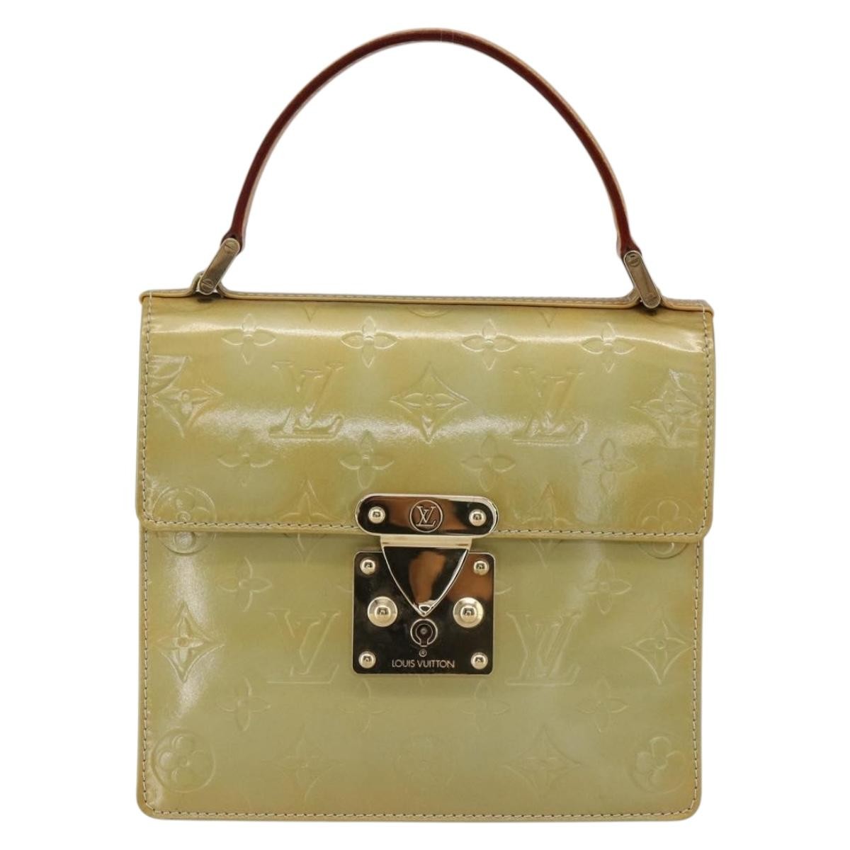 Louis Vuitton Spring Street Nm Handbag Patent Leather Gray Patent_Leather Handbag
