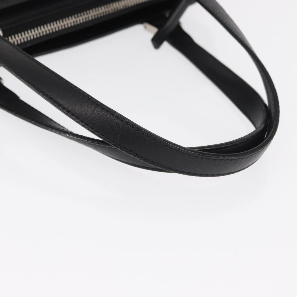 Burberry Vintage Handbag Leather Black Leather Handbag