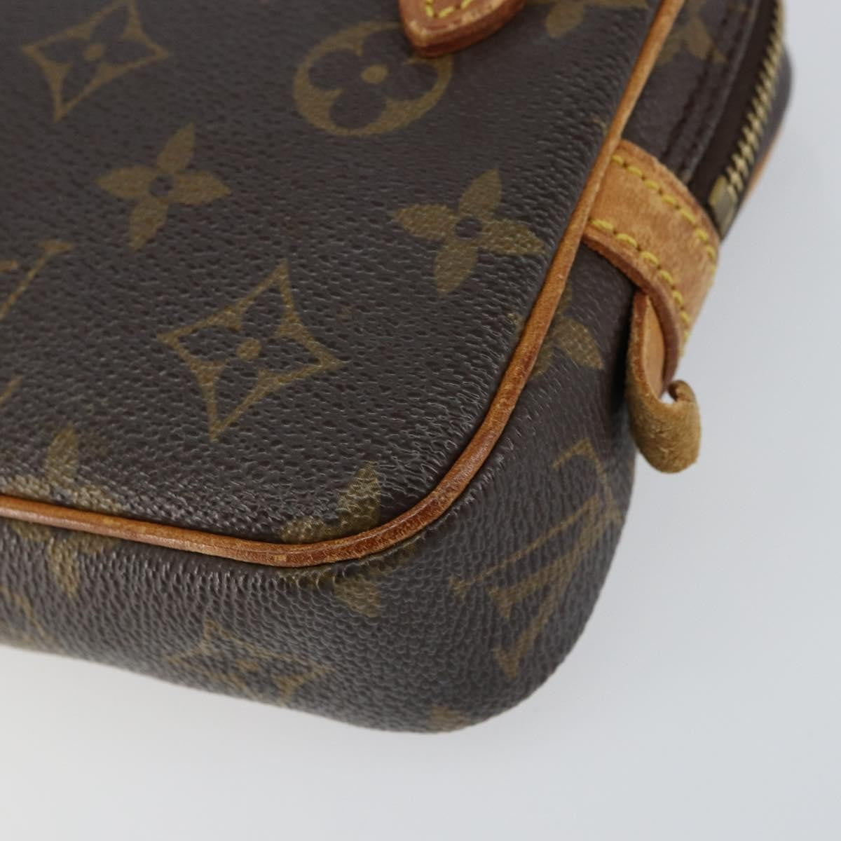 Louis Vuitton Pochette Marly Bandouliere Bag Monogram Canvas Brown Canvas Clutche & Pouche Bag