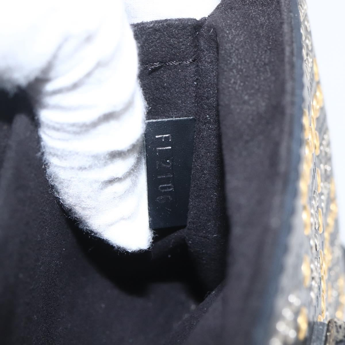 Louis Vuitton Twist Handbag Limited Edition Grommet Embellished Leather Black Leather Shoulder Bag