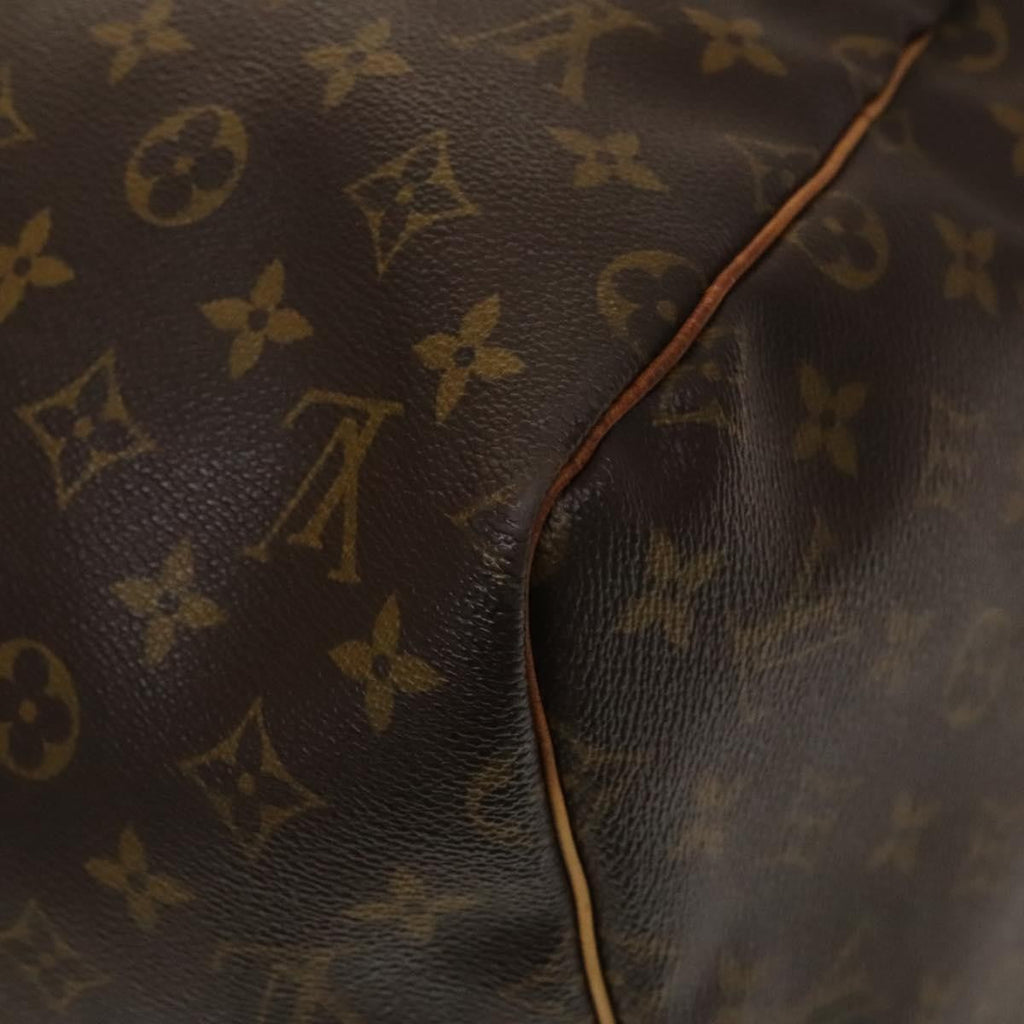 Louis Vuitton Keepall Bag Monogram Canvas Brown Canvas Travel Bag