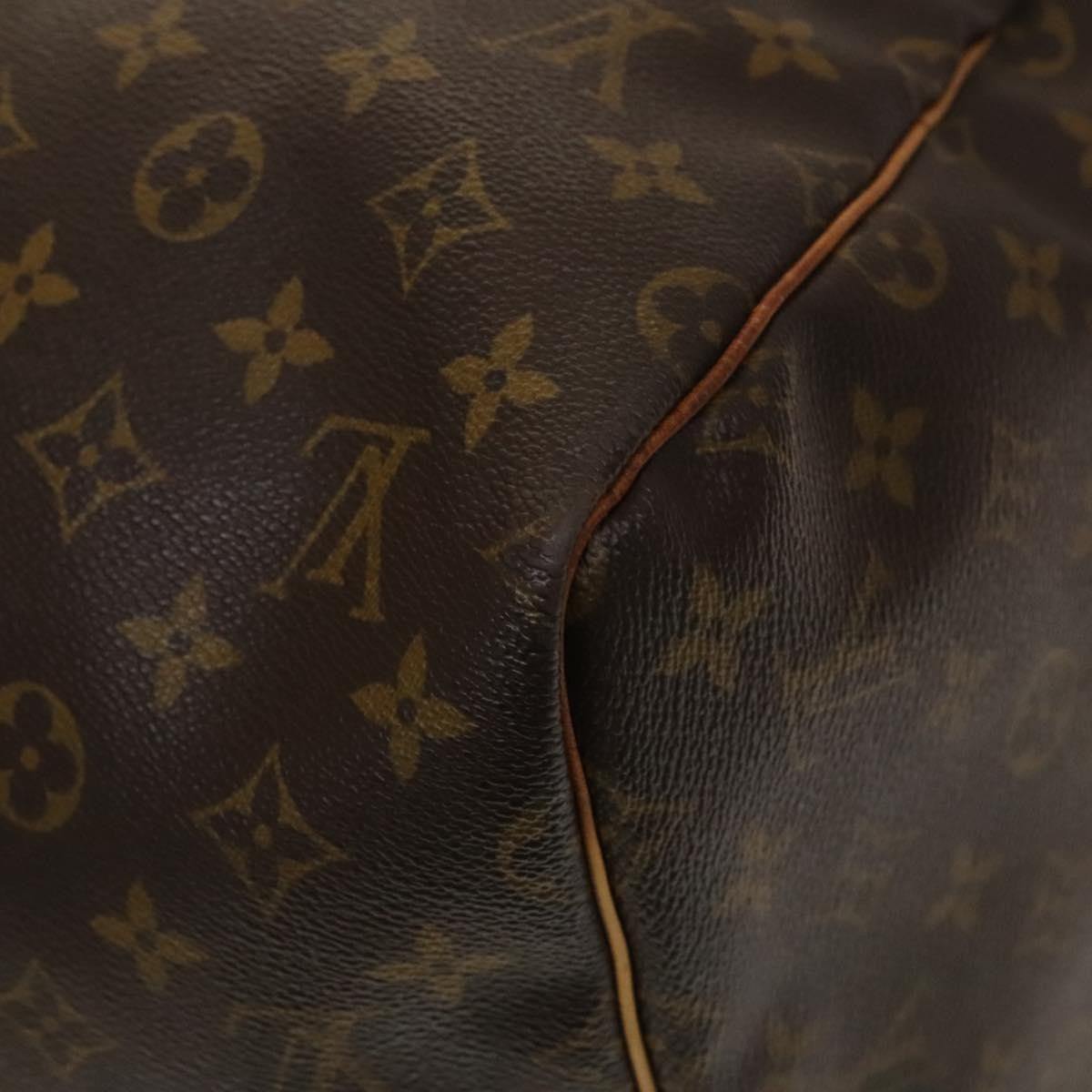 Louis Vuitton Keepall Bag Monogram Canvas Brown Canvas Travel Bag