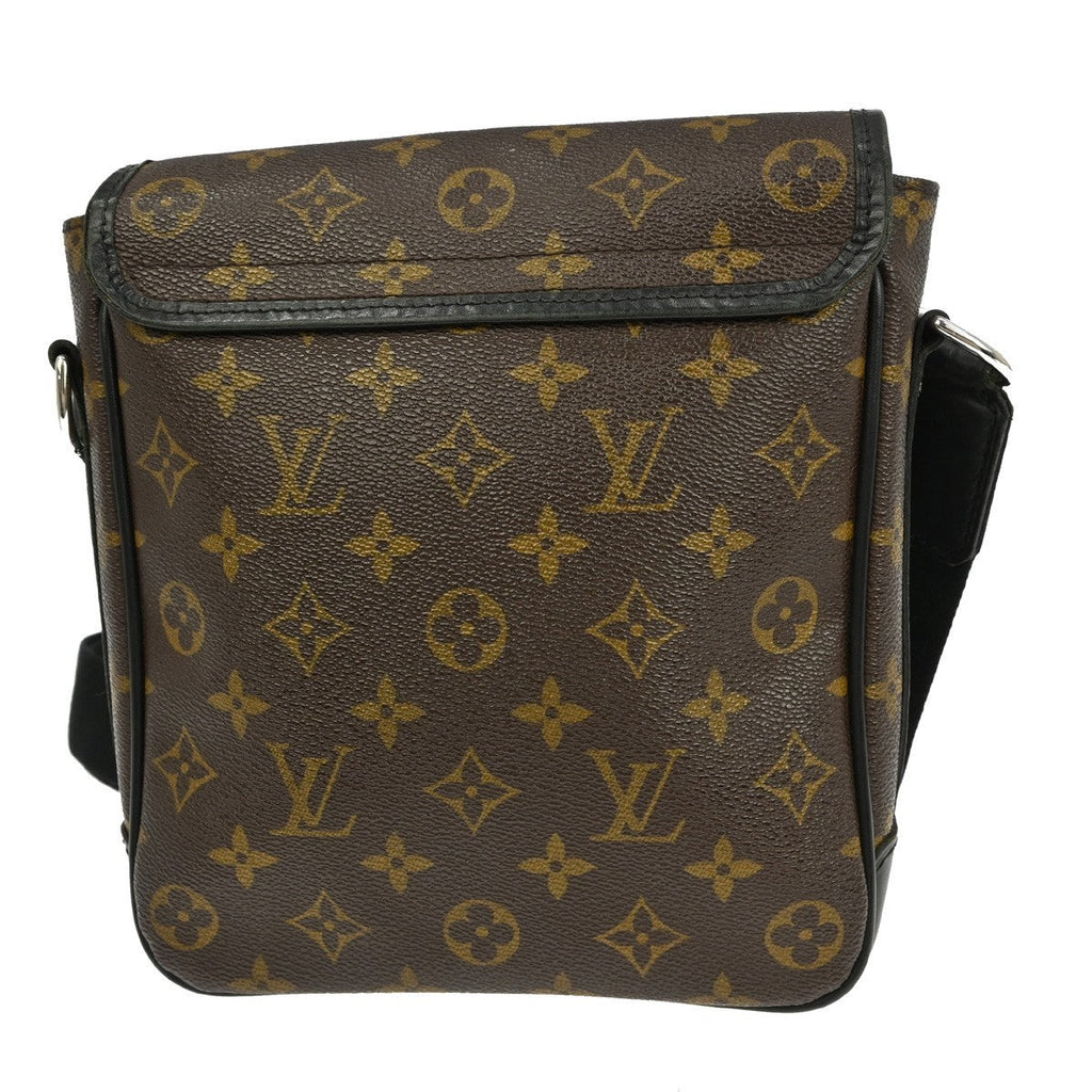 Louis Vuitton Bass Messenger Bag Macassar Monogram Canvas Brown Canvas Shoulder Bag