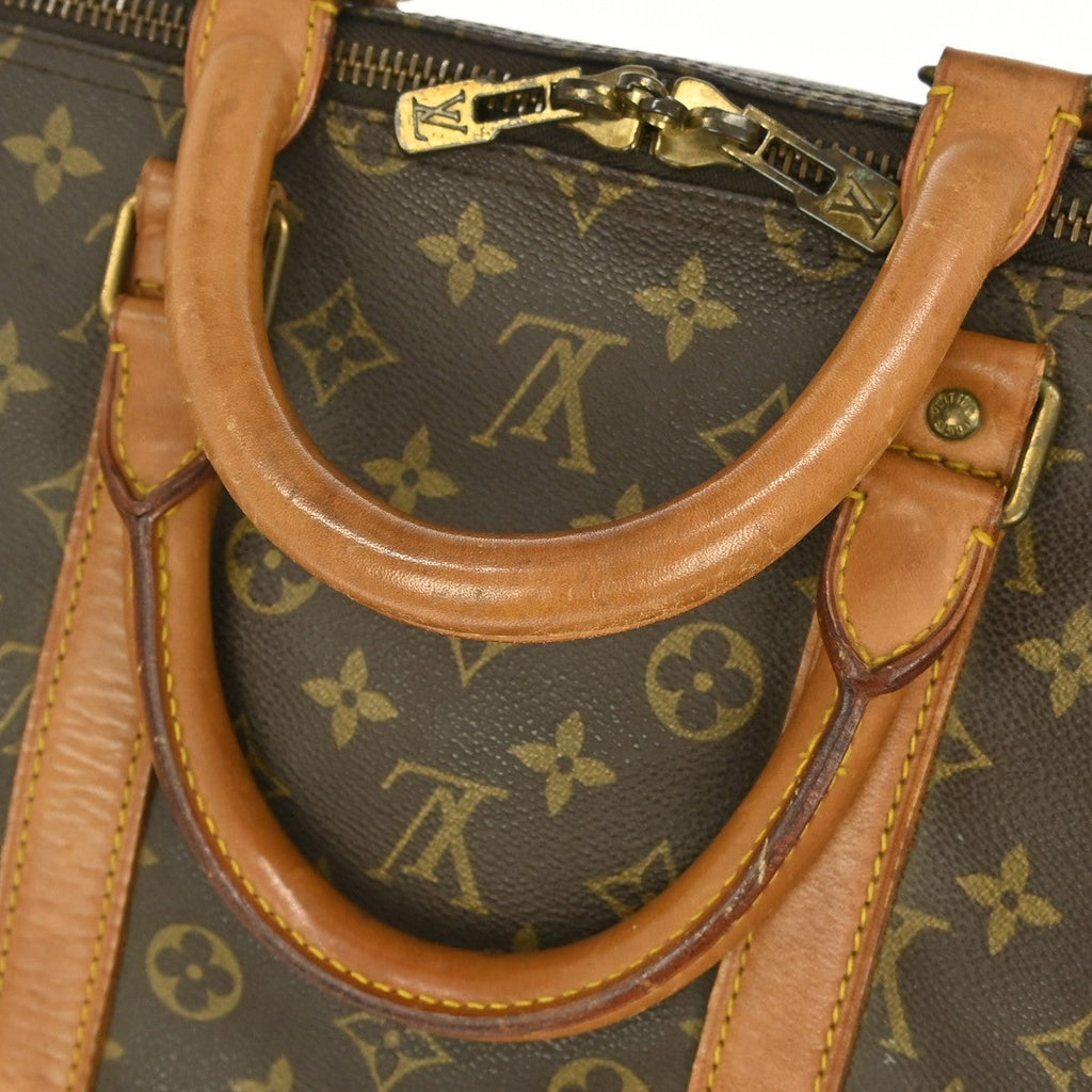 Louis Vuitton Keepall Bag Monogram Canvas Brown Canvas Travel Bag
