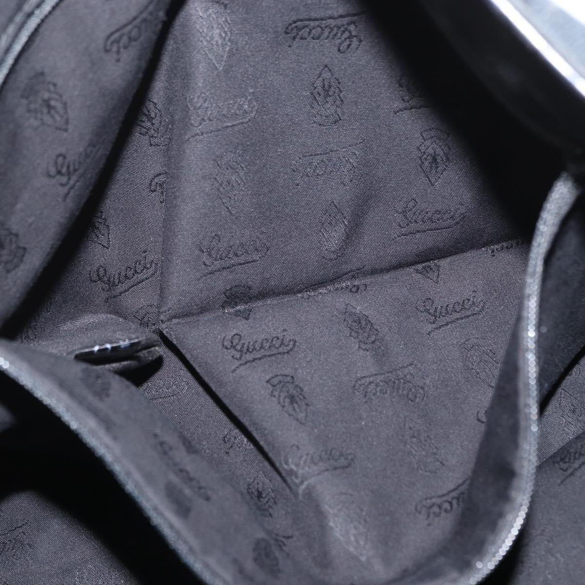 Gucci Jolie Web Tote Gg Canvas Black Canvas Tote Bag Bag (Pre-Owned)