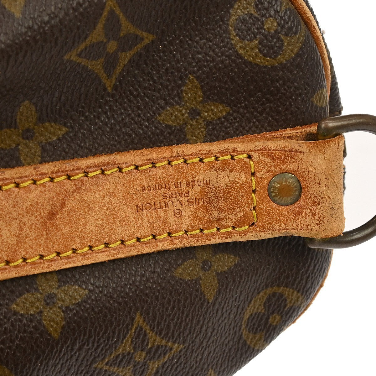 Louis Vuitton Keepall Bandouliere Bag Monogram Canvas Brown Canvas Travel Bag