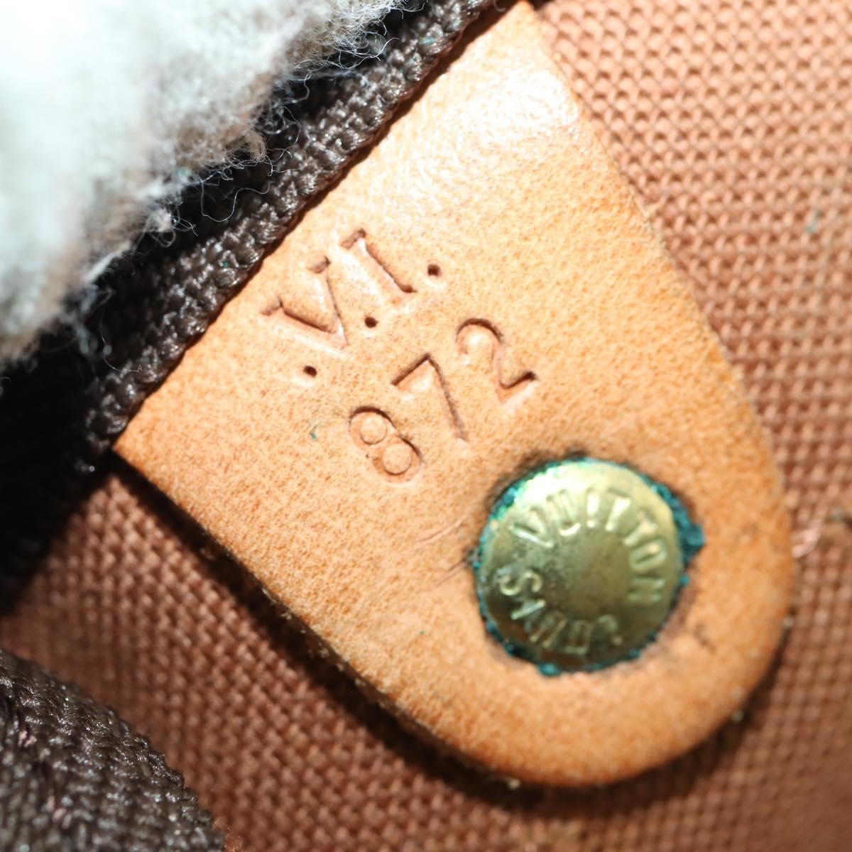 Louis Vuitton Keepall Bandouliere Bag Monogram Canvas Brown Canvas Travel Bag