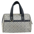 Louis Vuitton Josephine Handbag Mini Lin Blue Canvas Handbag