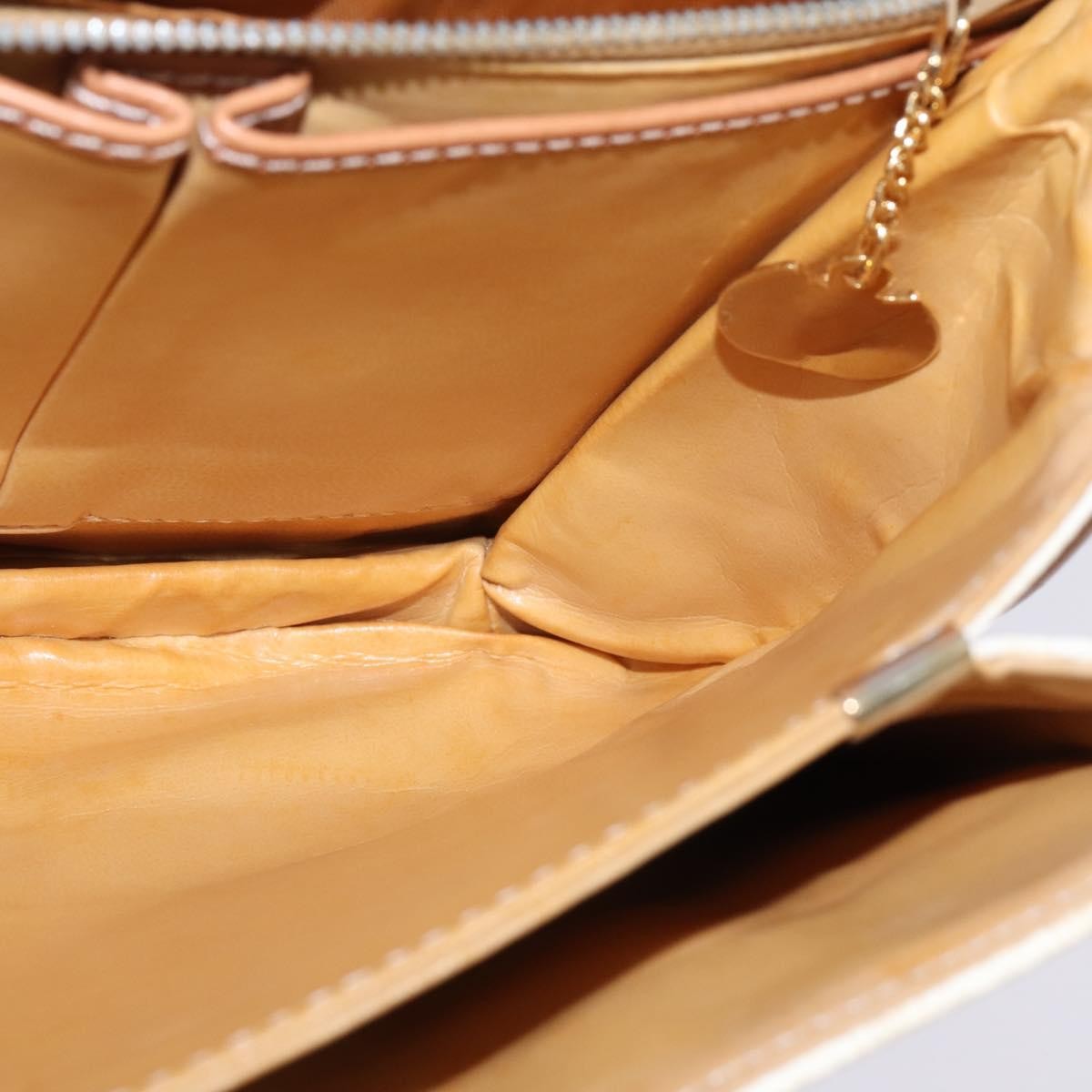Celine Macadam Shoulder Bag Pvc Leather White Canvas Bag