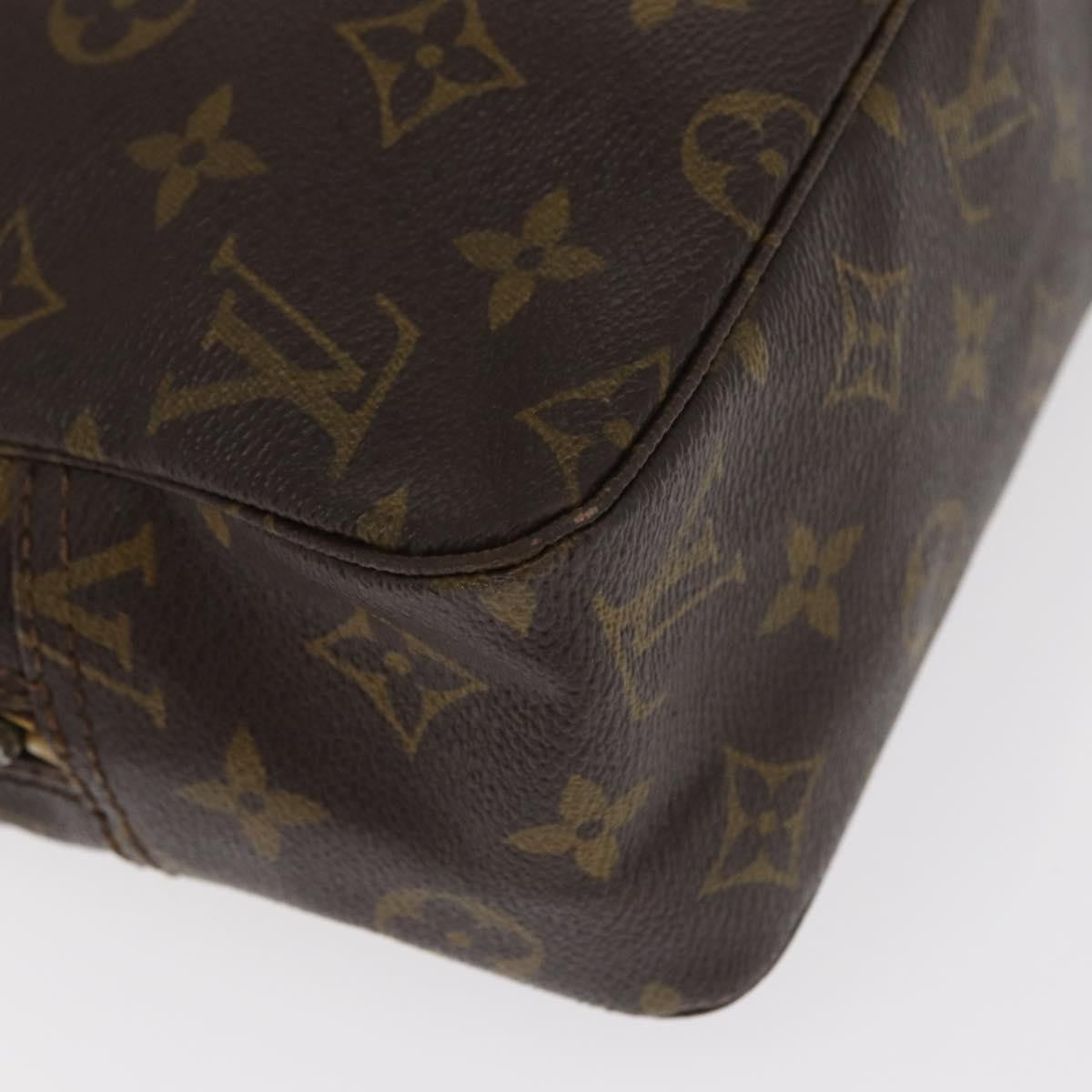 Louis Vuitton Trousse Toilette Monogram Canvas Brown Canvas Clutche & Pouche Bag