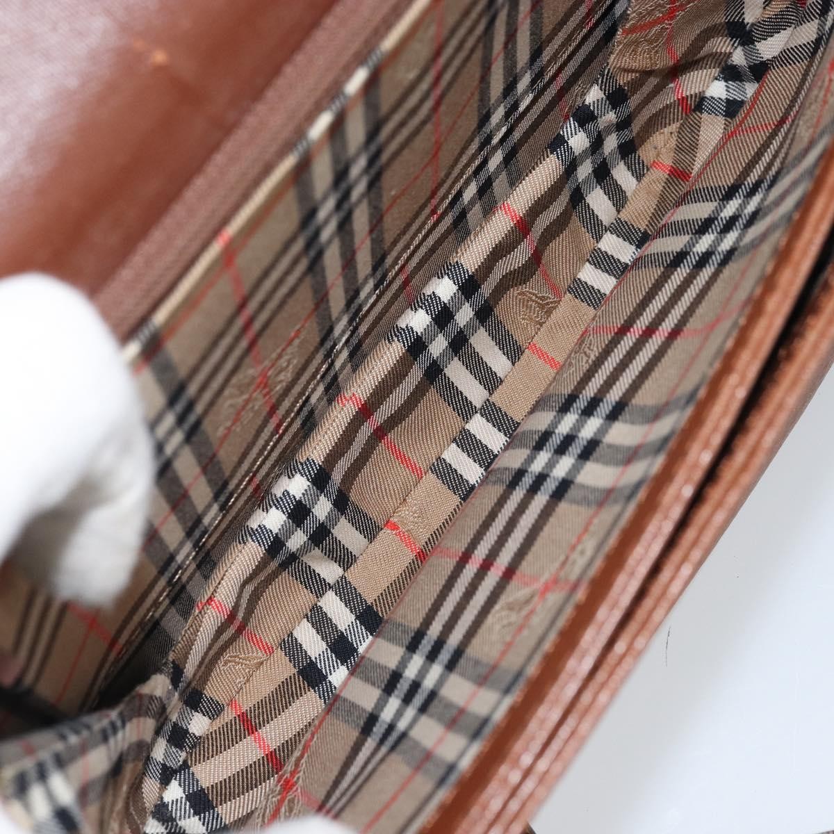Burberry Flap Shoulder Bag Leather Brown Leather Shoulder Bag