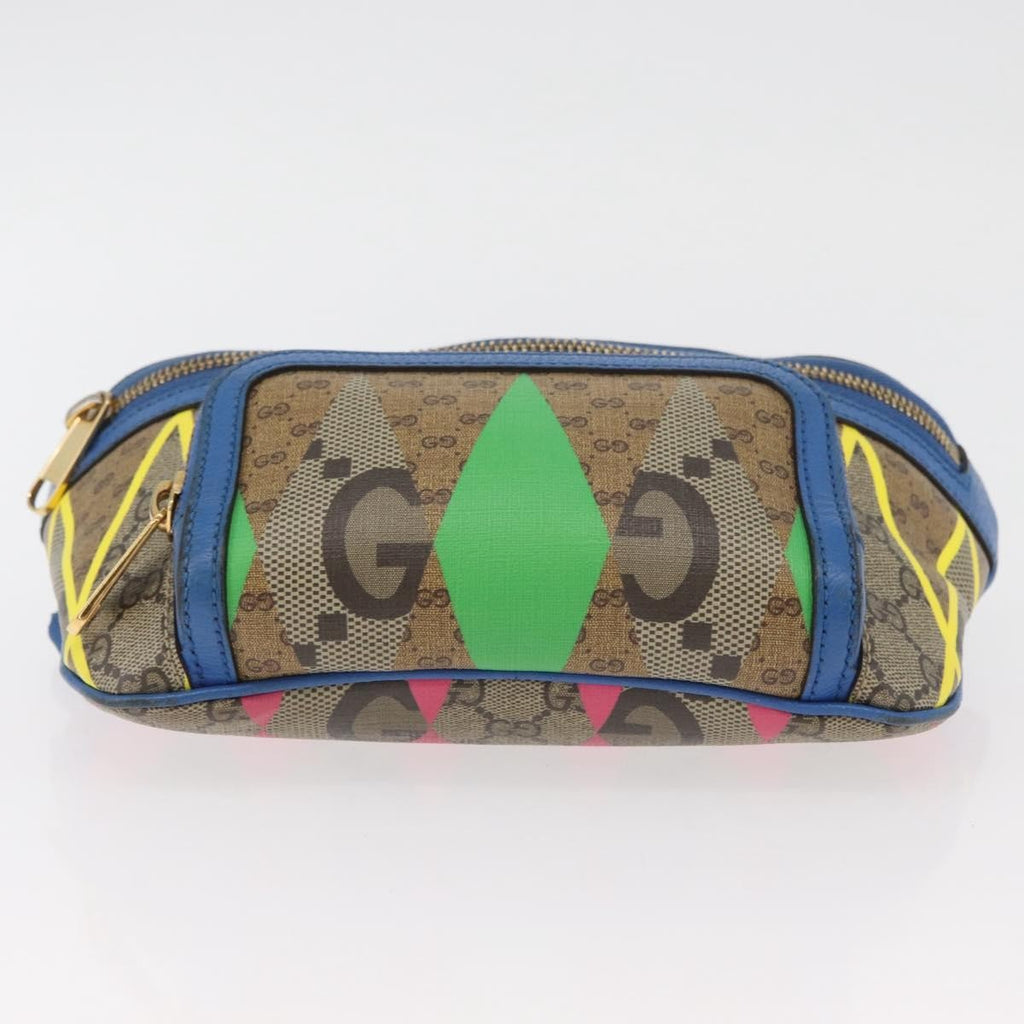 Gucci Gg Supreme Belt Bag Gg Coated Canvas And Leather Multicolour Pvc Crossbody Bag Bag (Pre-Owned)