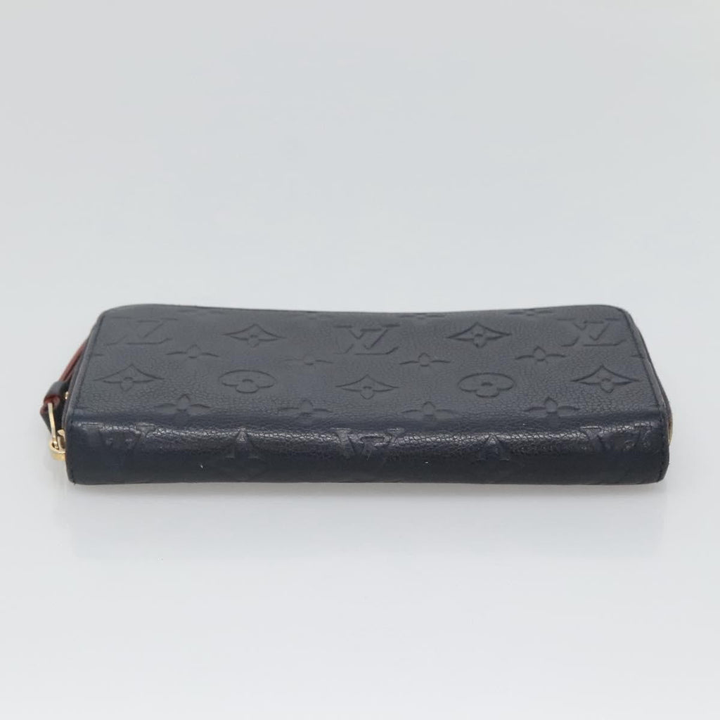 Louis Vuitton Portefeuille Zippy Monogramme Empreinte Monogramme Empreinte Navy Leather Wallets Accessory