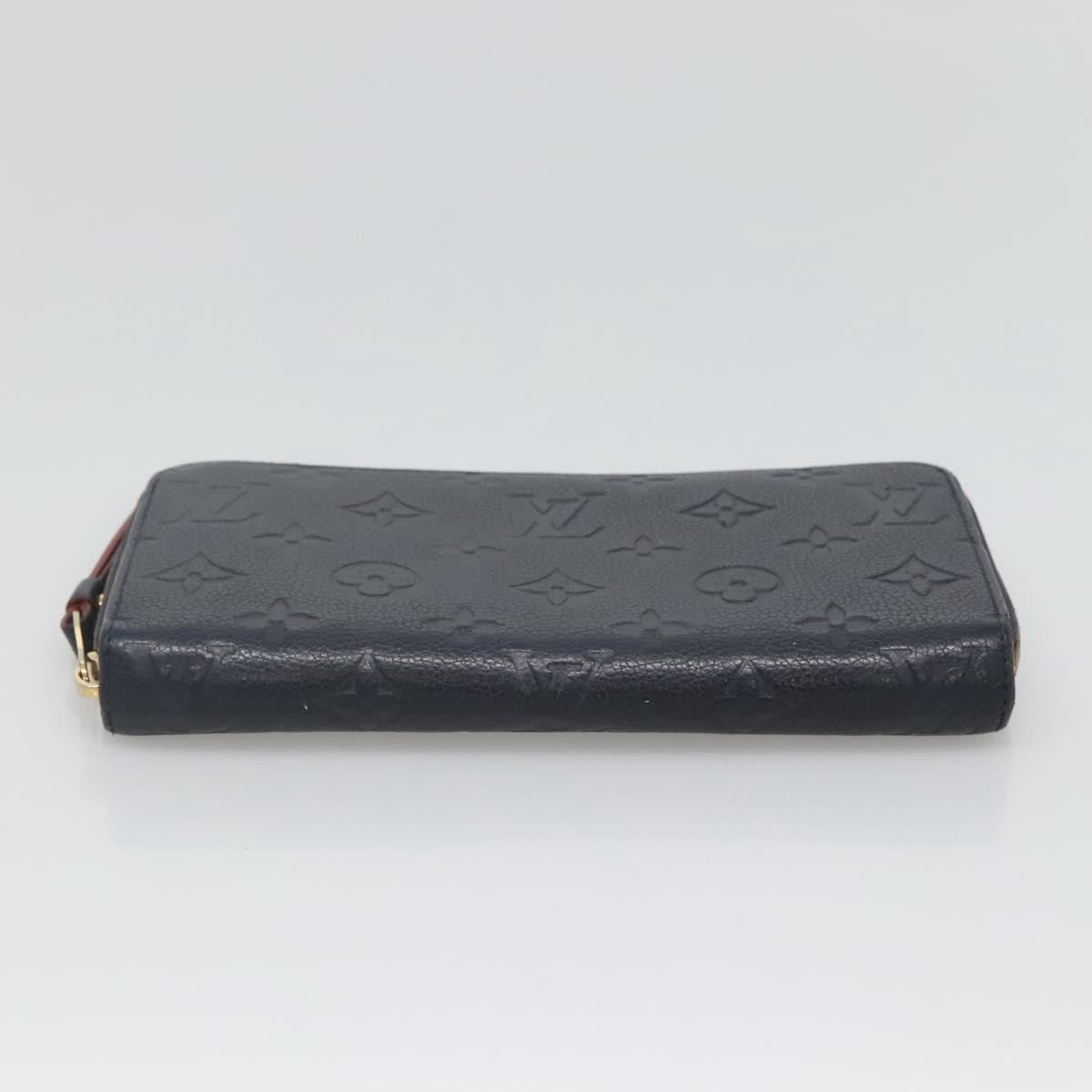 Louis Vuitton Portefeuille Zippy Monogramme Empreinte Monogramme Empreinte Navy Leather Wallets Accessory