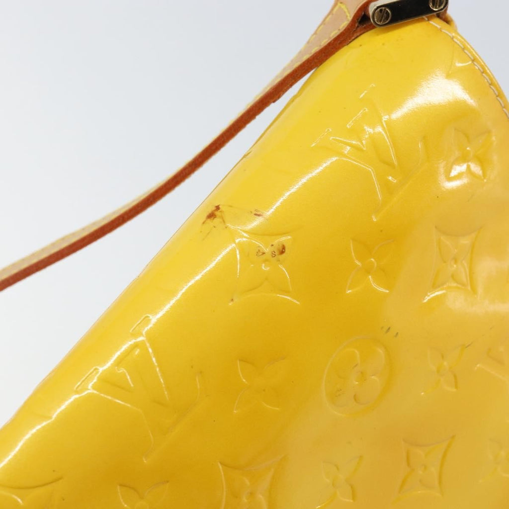 Louis Vuitton Thompson Street Handbag Monogram Vernis Yellow Patent_Leather Shoulder Bag