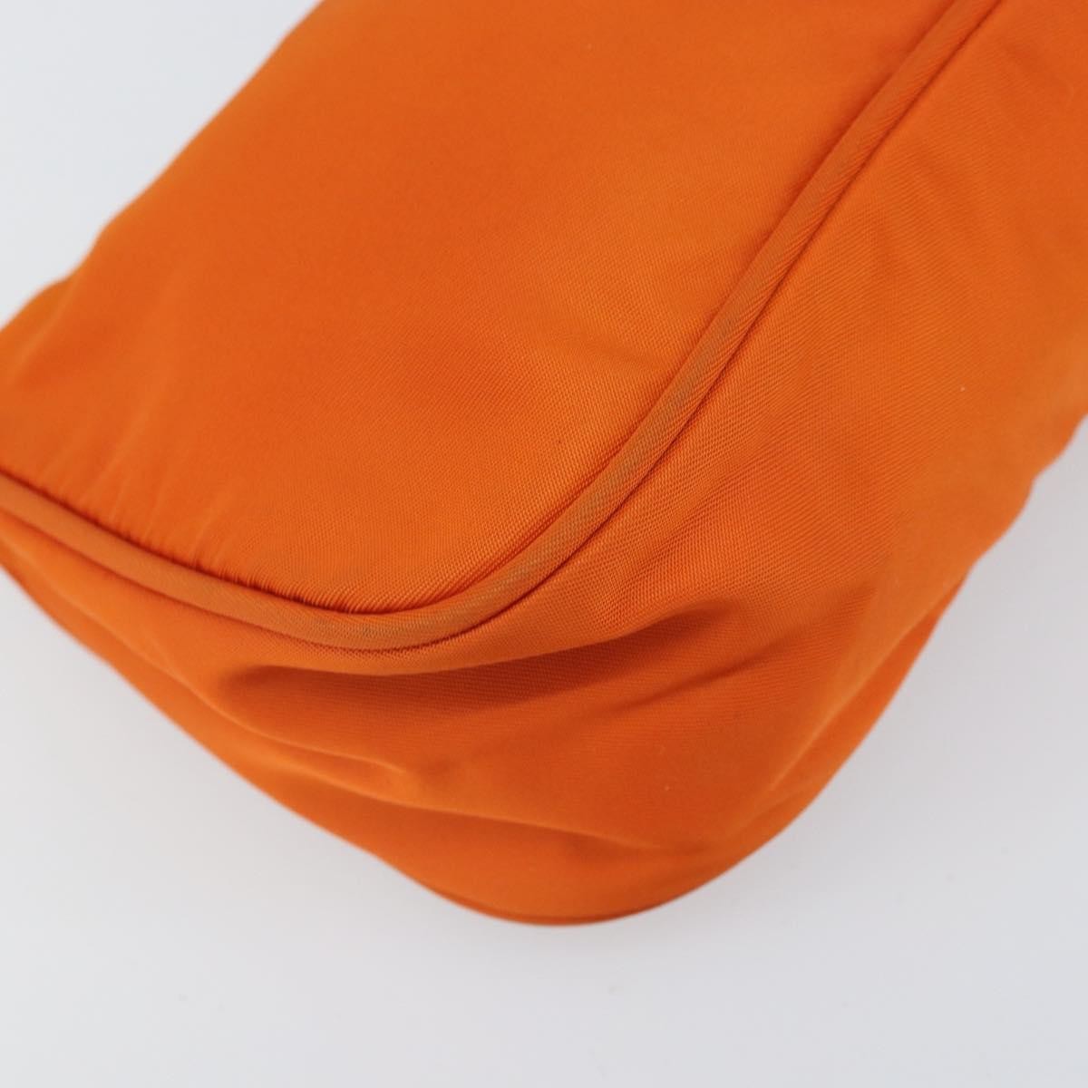 Prada Pochette Shoulder Bag Tessuto Orange Nylon Clutche & Pouche Bag