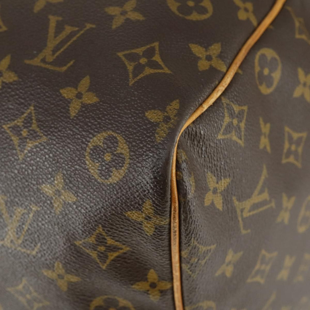 Louis Vuitton Keepall Bag Monogram Canvas Brown Canvas Travel Bag