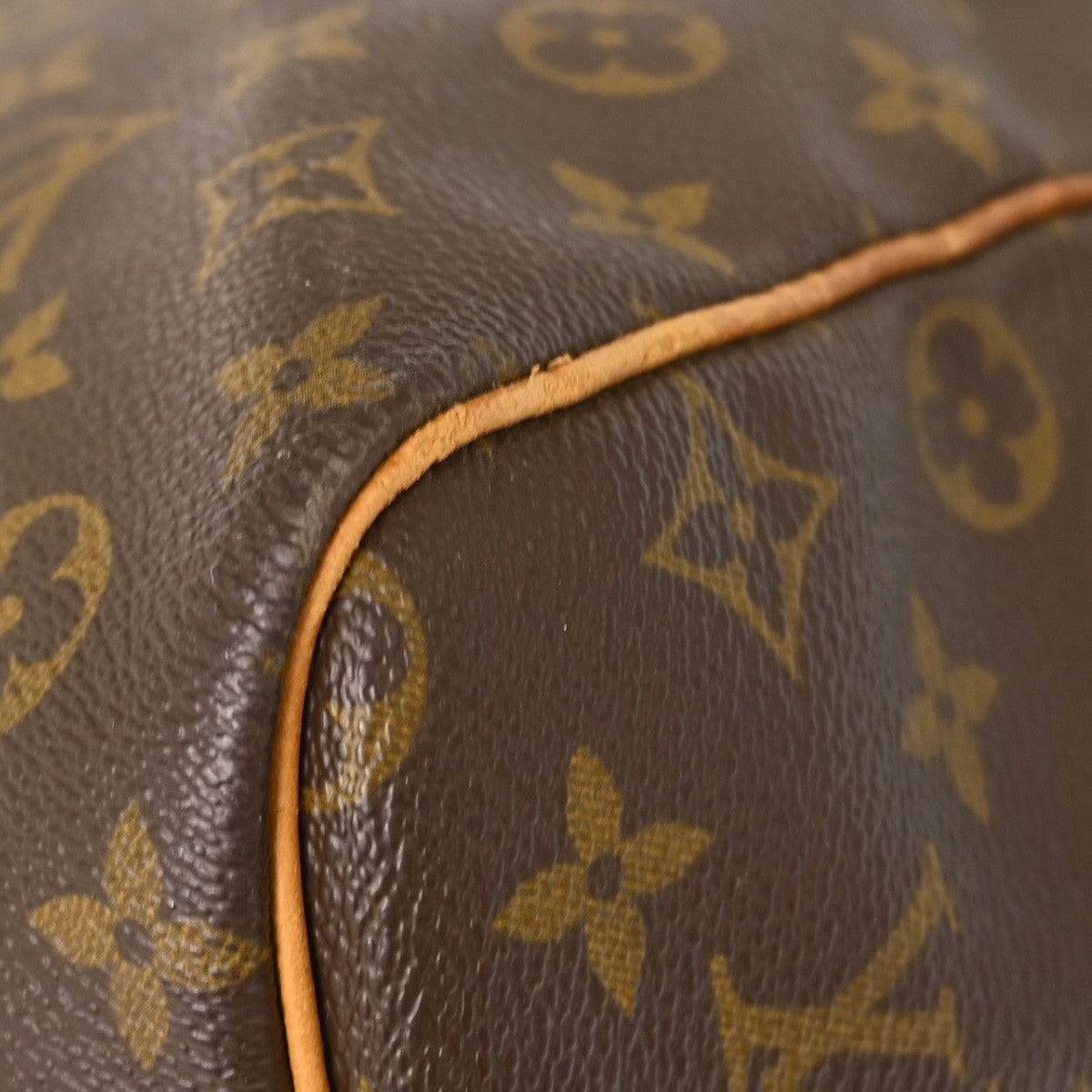 Louis Vuitton Keepall Bag Monogram Canvas Brown Canvas Travel Bag