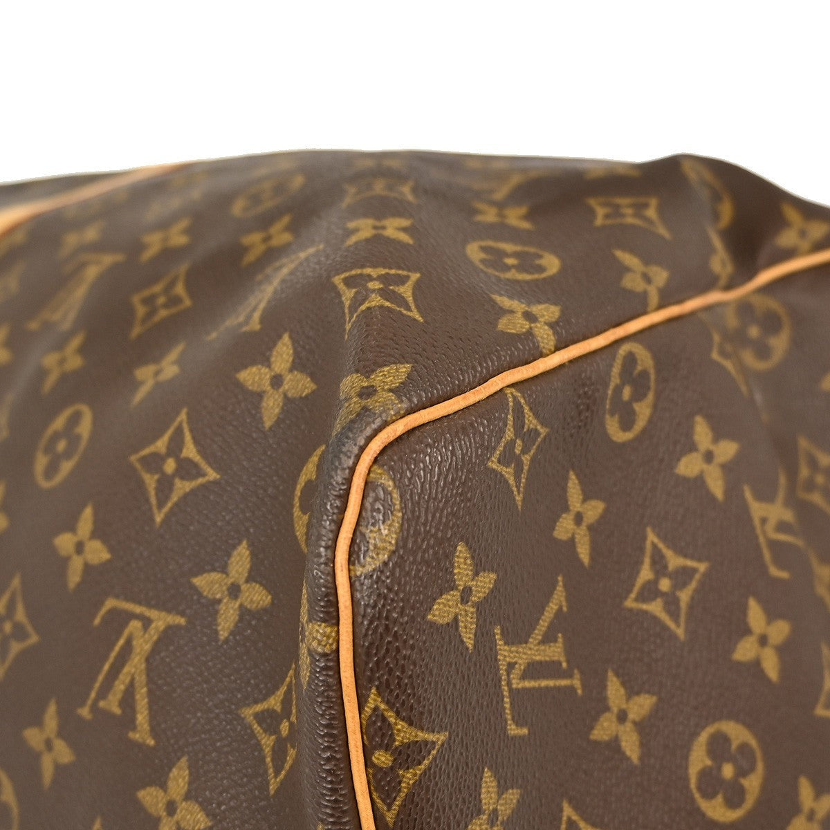 Louis Vuitton Keepall Bag Monogram Canvas Brown Canvas Travel Bag