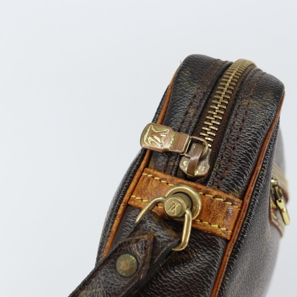 Louis Vuitton Marly Dragonne Clutch Monogram Canvas Brown Canvas Clutche & Pouche Bag