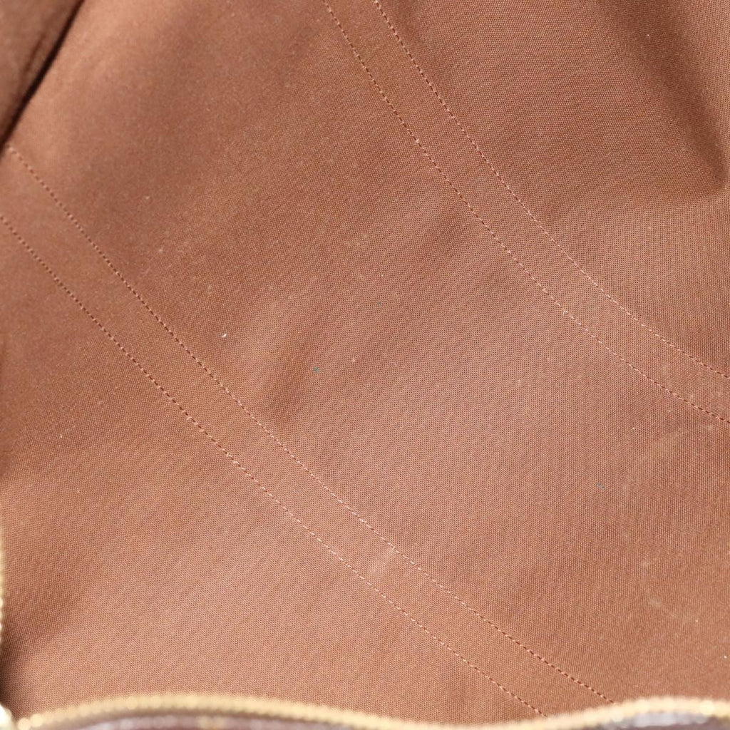 Louis Vuitton Keepall Bag Monogram Canvas Brown Canvas Travel Bag