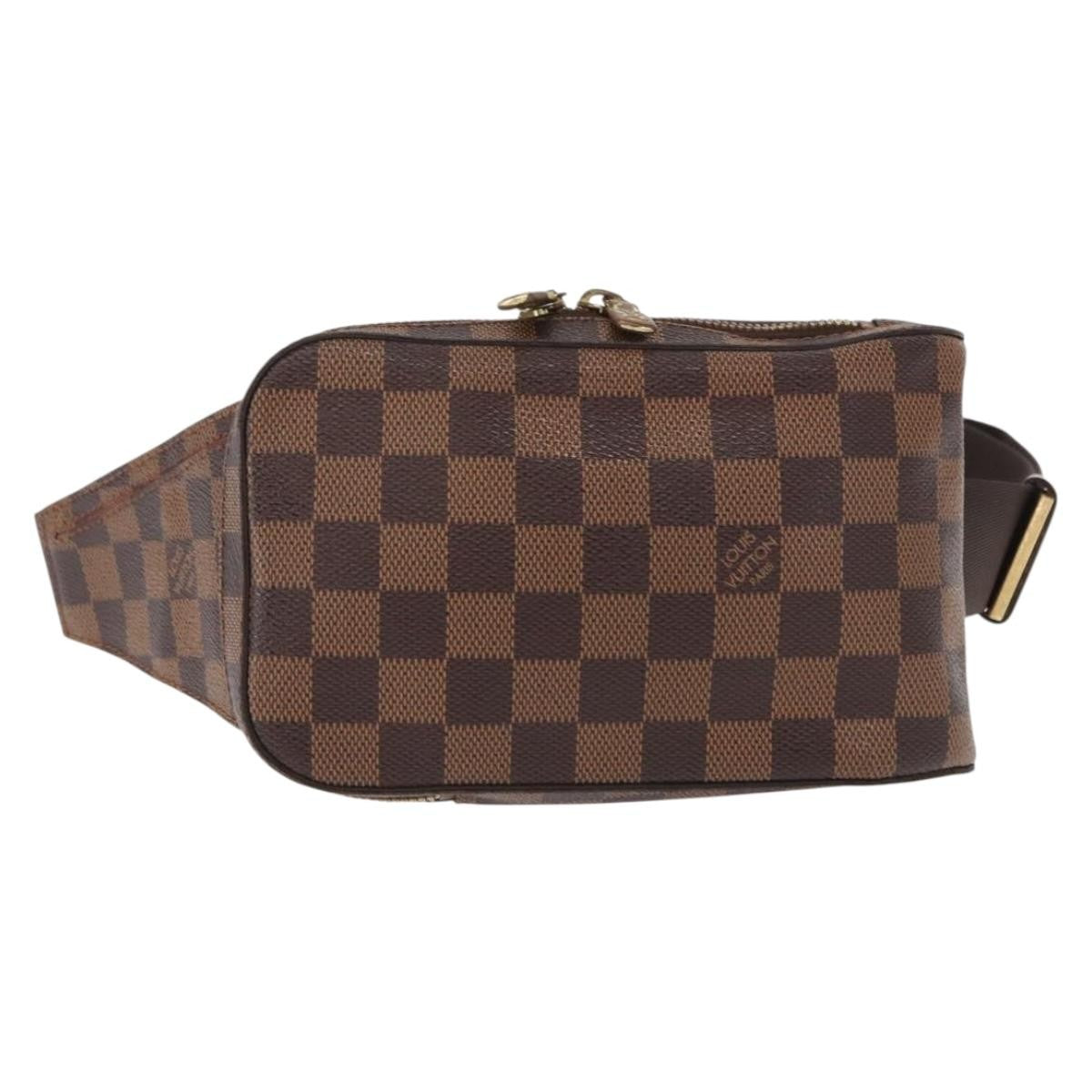 Louis Vuitton Geronimos Waist Bag Damier Brown Canvas Clutche & Pouche Bag