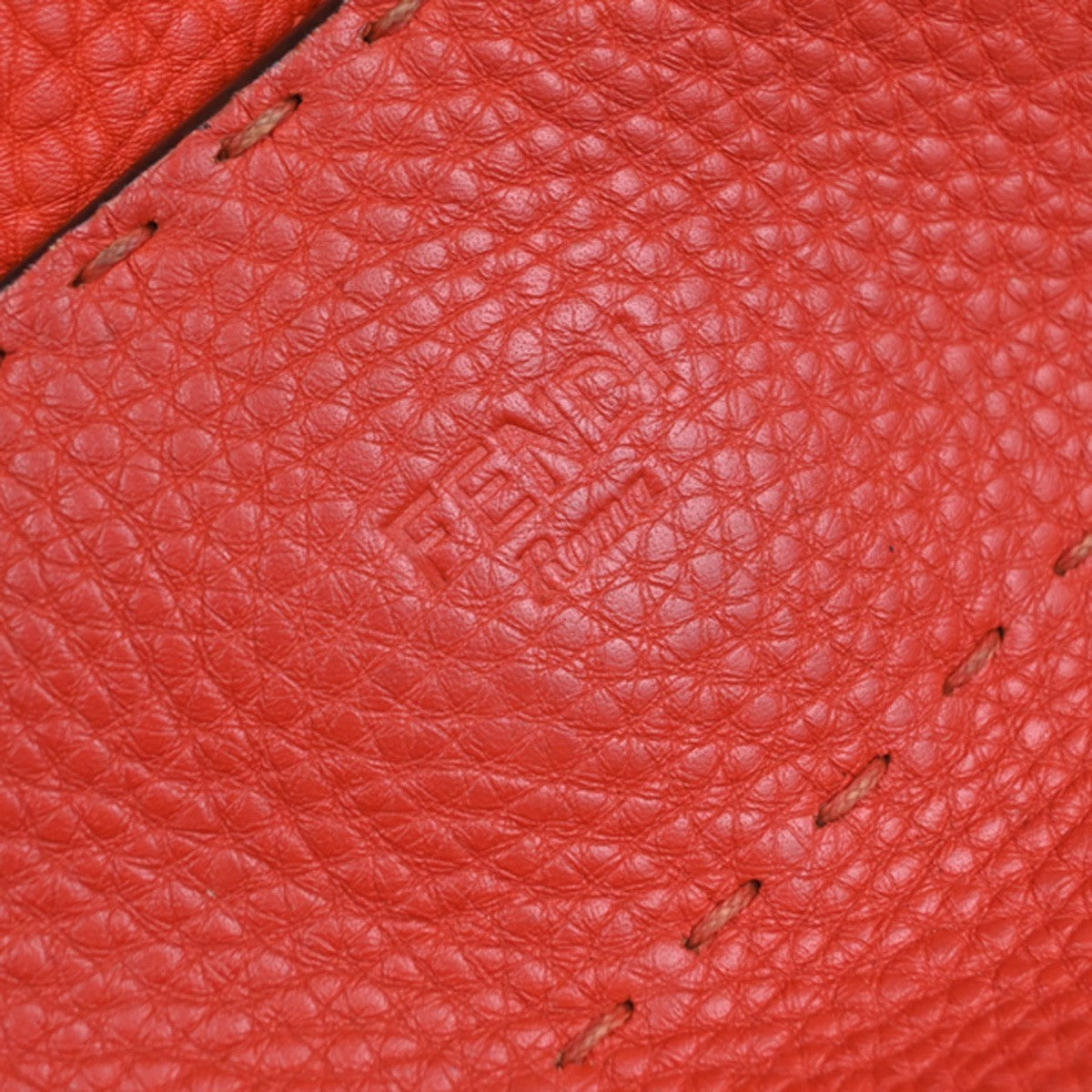 Fendi Selleria Anna Bucket Bag Leather Red Leather Tote Bag Bag