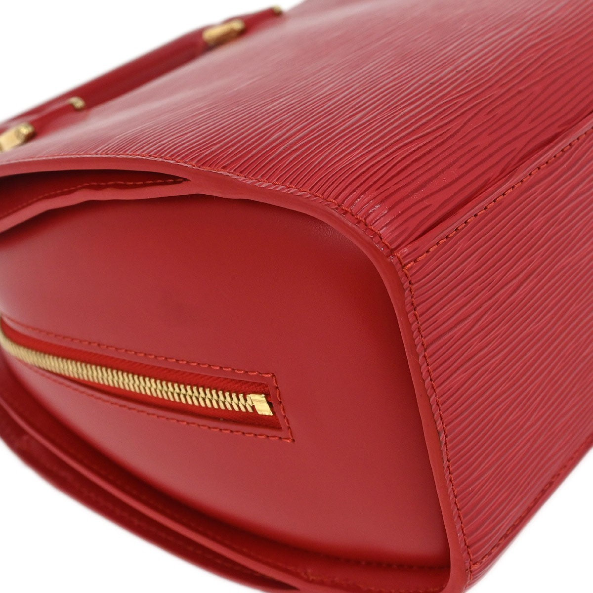 Louis Vuitton Pont Neuf Handbag Epi Leather Red Leather Handbag