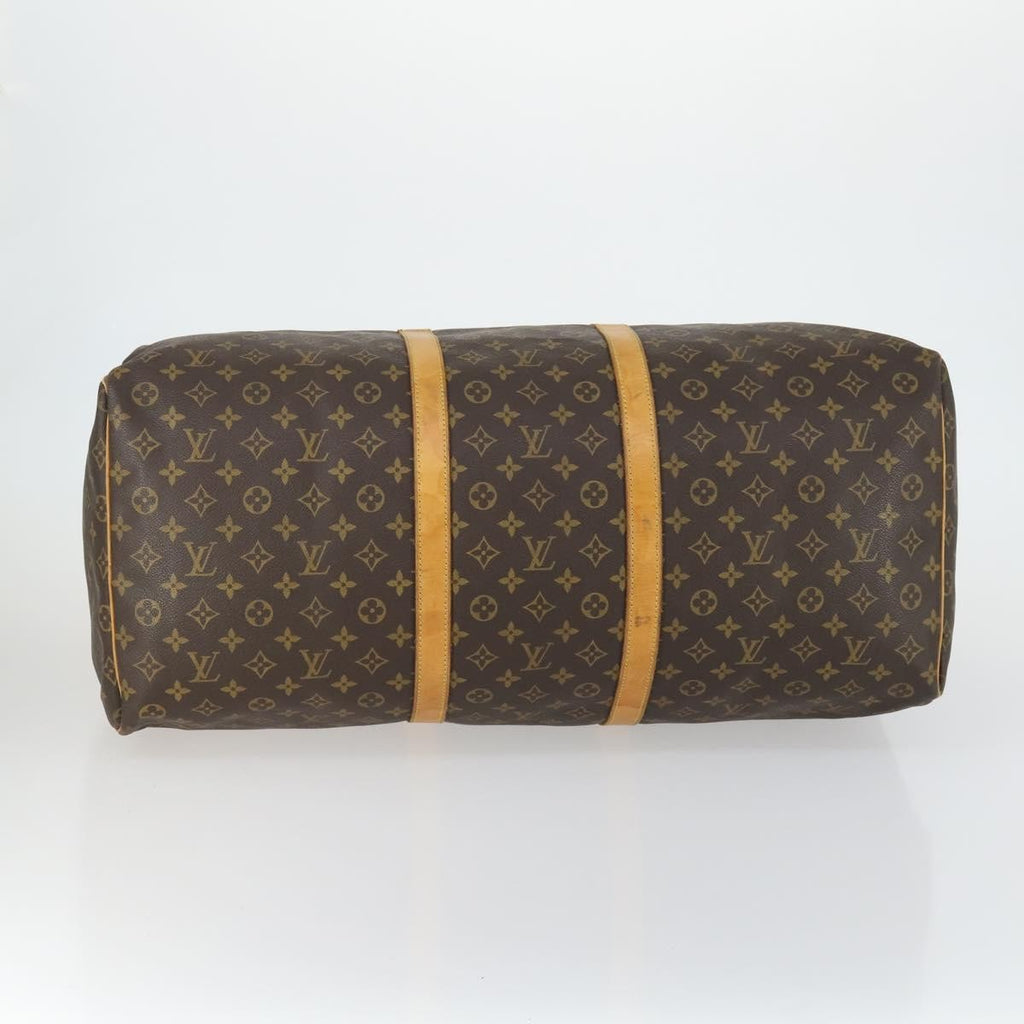 Louis Vuitton Keepall Bag Monogram Canvas Brown Canvas Travel Bag