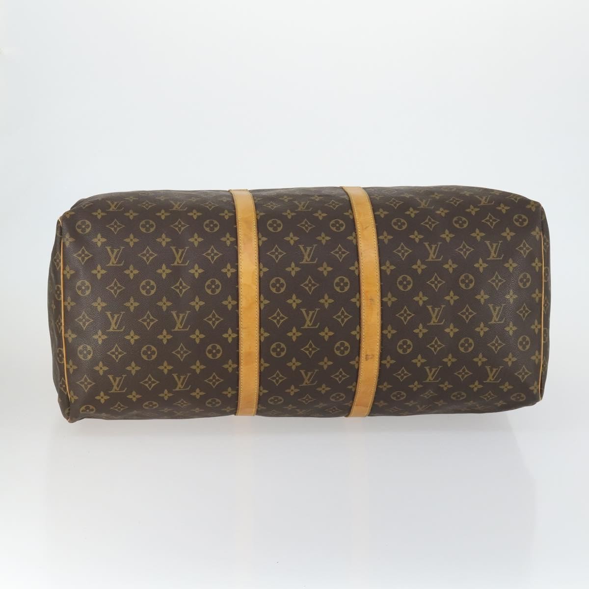 Louis Vuitton Keepall Bag Monogram Canvas Brown Canvas Travel Bag