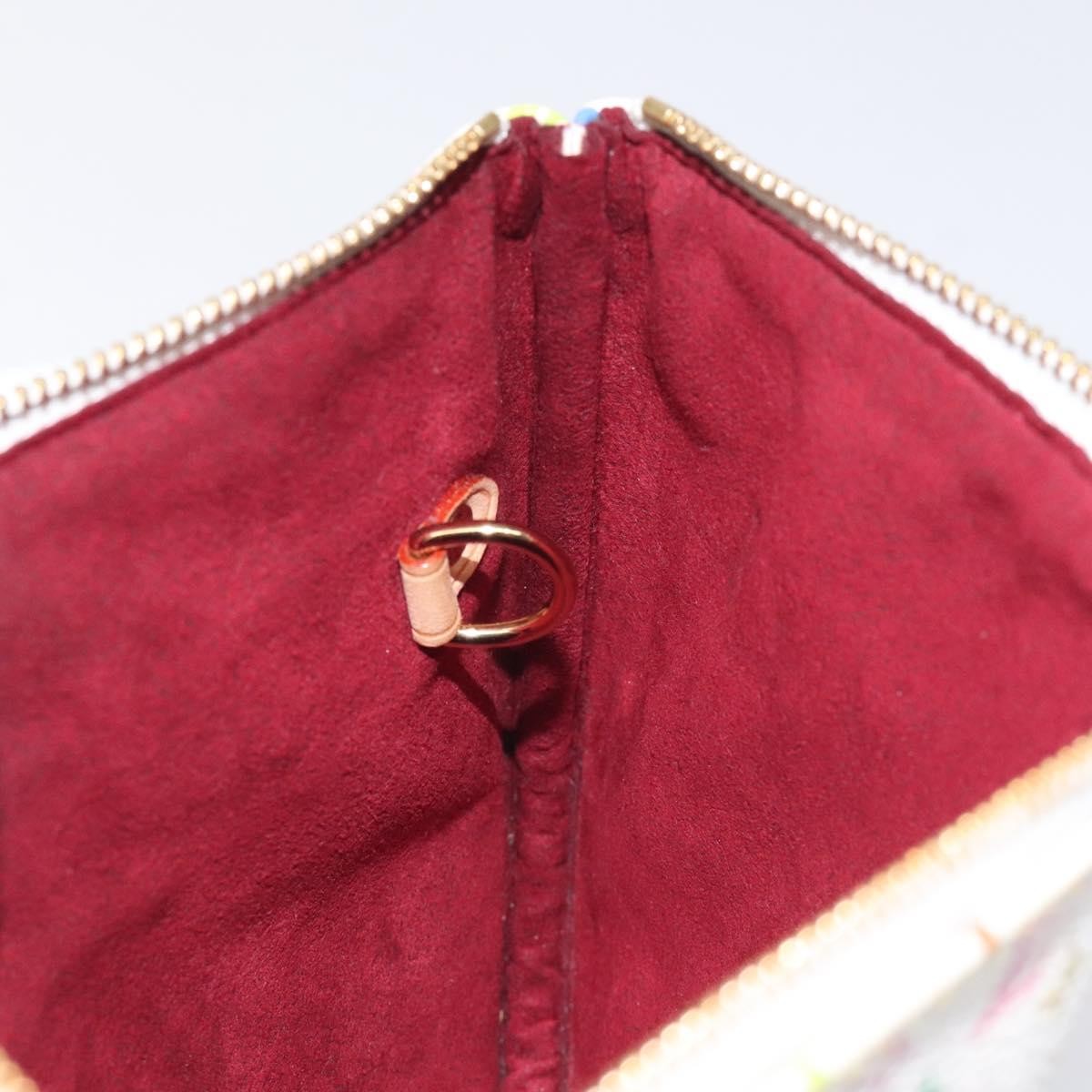 Louis Vuitton Pochette Gm Monogram Multicolor White Canvas Clutche & Pouche Bag