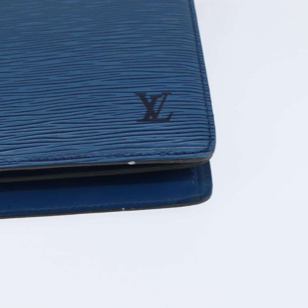 Louis Vuitton Capucines Shoulder Bag Epi Leather Blue Leather Shoulder Bag