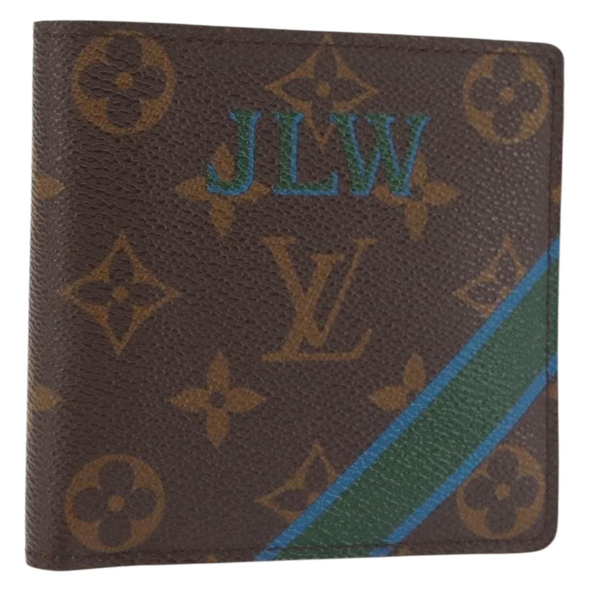 Louis Vuitton Marco Wallet Monogram Canvas Brown Canvas Wallets Accessory