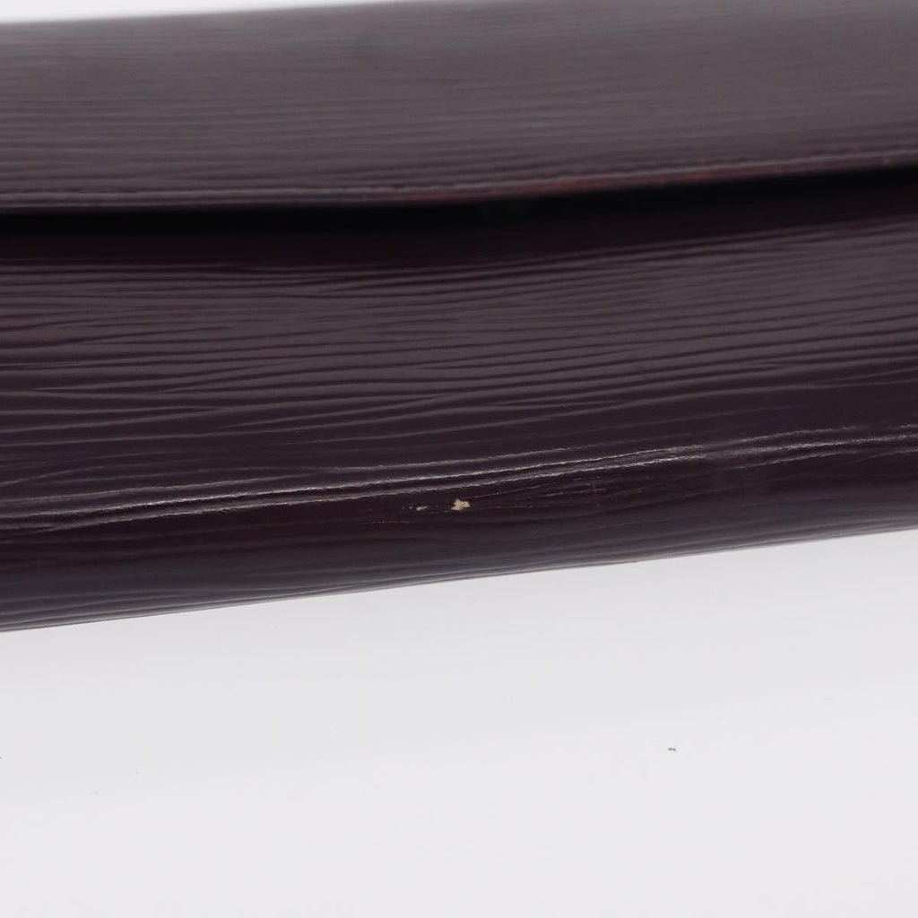 Louis Vuitton Vintage Sarah Wallet Epi Leather Purple Leather Wallets Accessory