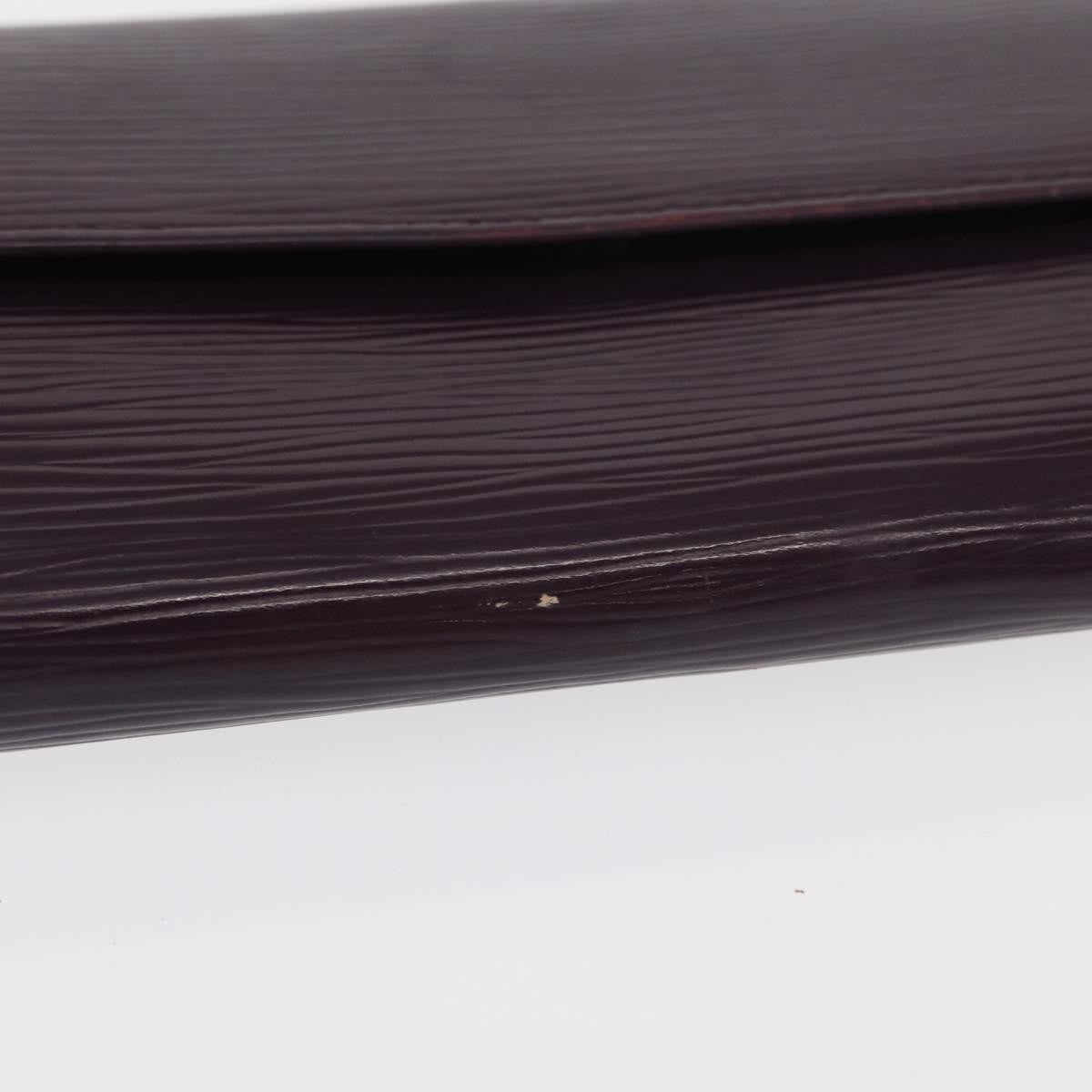 Louis Vuitton Vintage Sarah Wallet Epi Leather Purple Leather Wallets Accessory