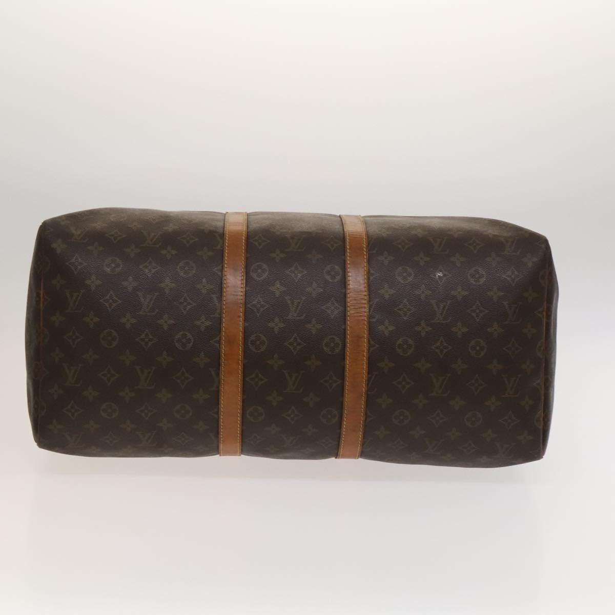 Louis Vuitton Keepall Bag Monogram Canvas Brown Canvas Travel Bag