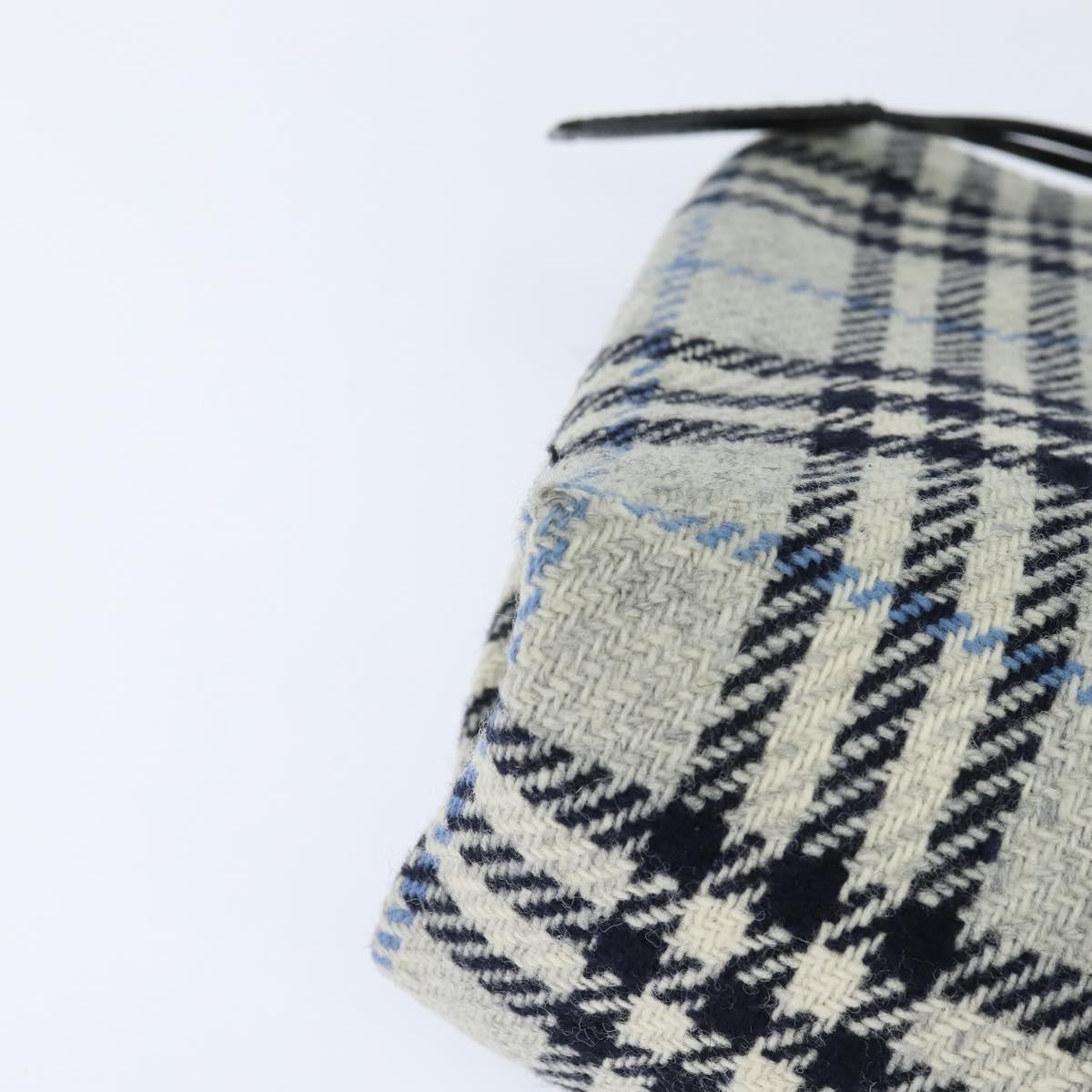 Burberry Nova Check Handbag Tweed Gray Tweed Handbag