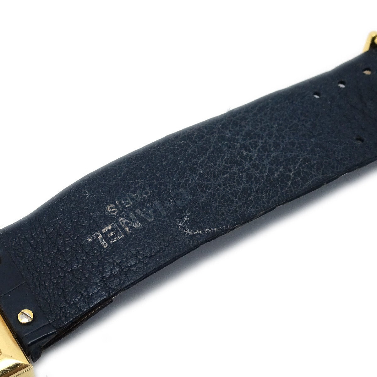 Chanel Mademoiselle Quartz Watch Yellow Gold With Diamond Bezel Watch