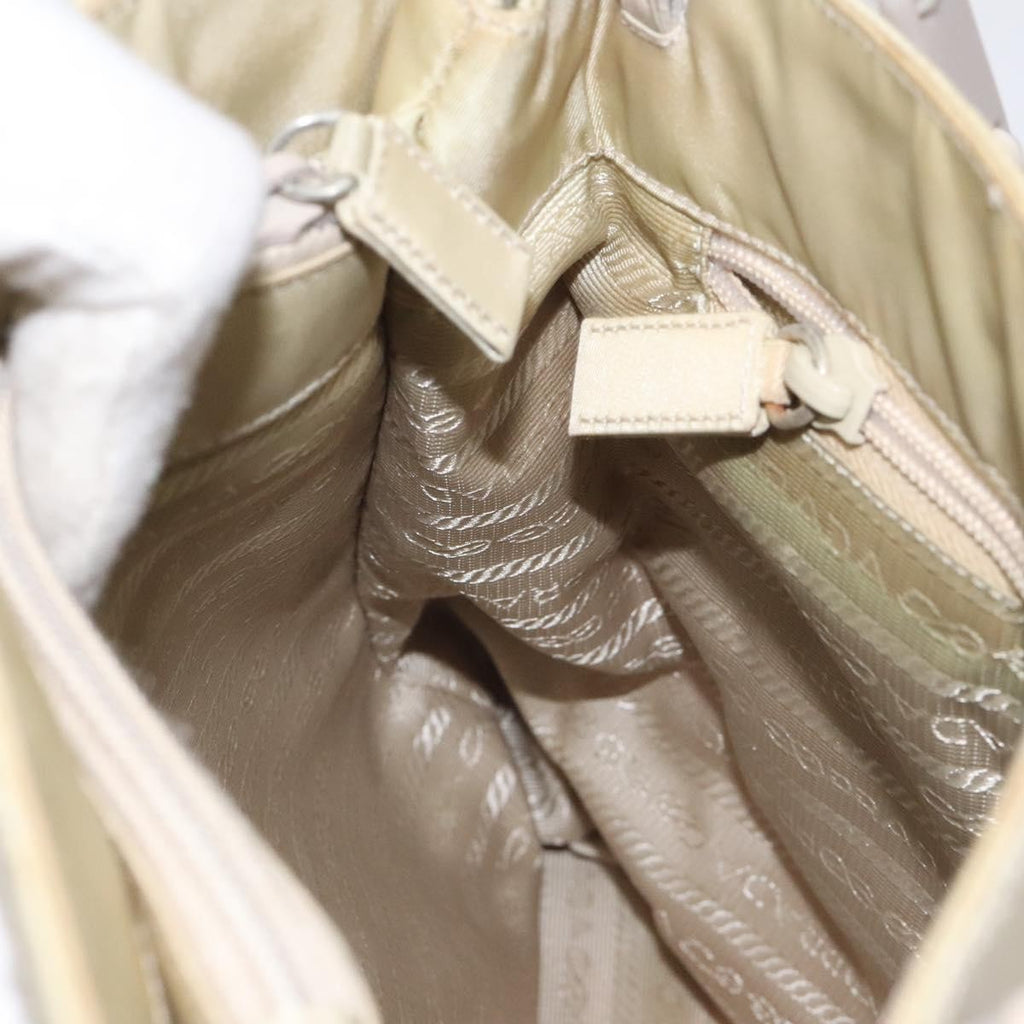 Prada Vintage Tote Tessuto Beige Nylon Tote Bag Bag