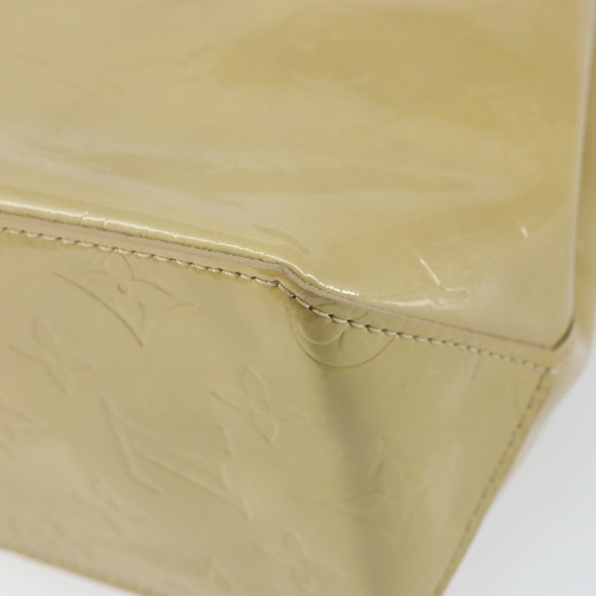 Louis Vuitton Reade Handbag Monogram Vernis Beige Patent_Leather Handbag
