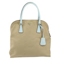 Prada Vintage Handbag Canvas Beige Canvas Handbag