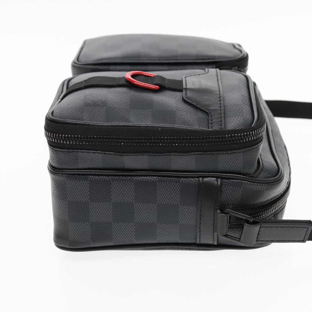 Louis Vuitton Utility Business Bag Damier Graphite Gray Canvas Shoulder Bag