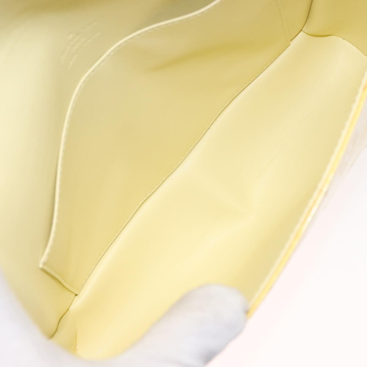 Louis Vuitton Thompson Street Handbag Monogram Vernis Yellow Patent_Leather Shoulder Bag